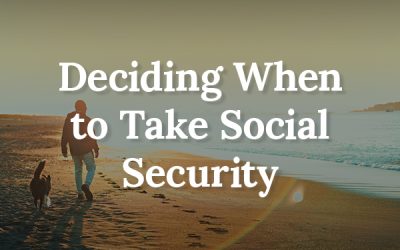 Deciding When to Take Social Security